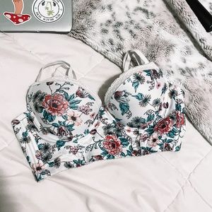 SOLD floral bralette